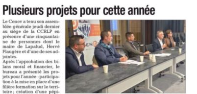 CENOV, plusieurs projets pour cette année