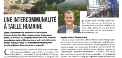 Une intercommunalité à taille Humaine – Rhône Lez Provence