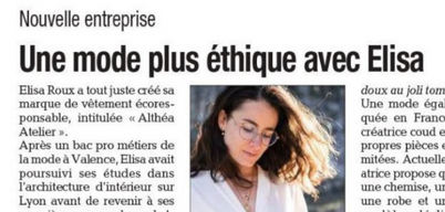 Nouvelle entreprise – Une mode plus éthique avec Elisa