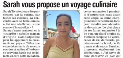 Sarah vous propose un voyage culinaire