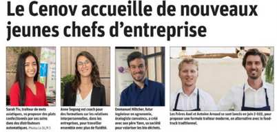 Le Cenov accueille de nouveaux jeunes chefs d’entreprise