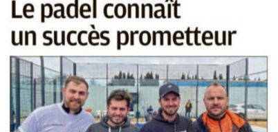 Le padel connaît un succès prometteur