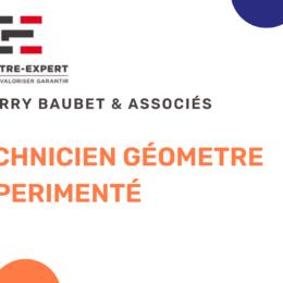 baubet technicien geometre experimentÉ
