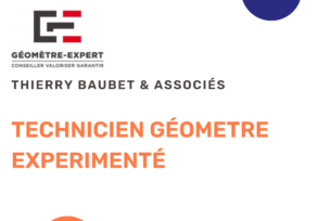 Technicien géomètre expérimenté (h/f)