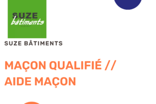 Maçon qualifié // Aide Maçon (h/f)