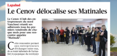 « Le Cenov délocalise ses matinales »