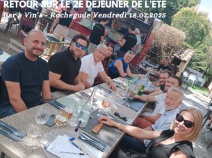 2e Déjeuner de l’été – Bar à Vin’s / Rochegude – 18 Juillet 2025